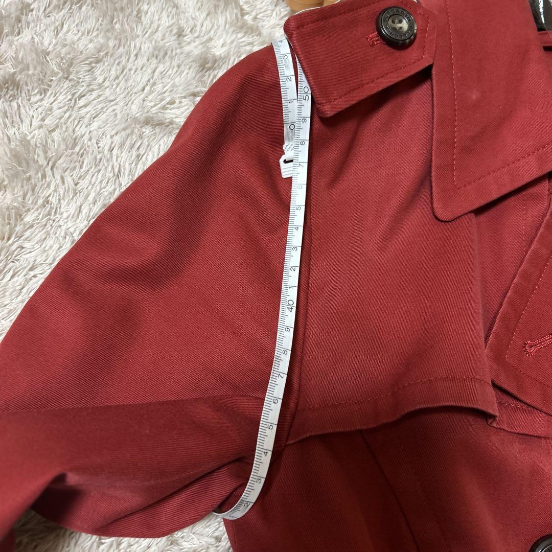 【美品】迅速発送⭐️バーバリーブルーレーベル　38　トレンチ　赤　お値下げ中❗️