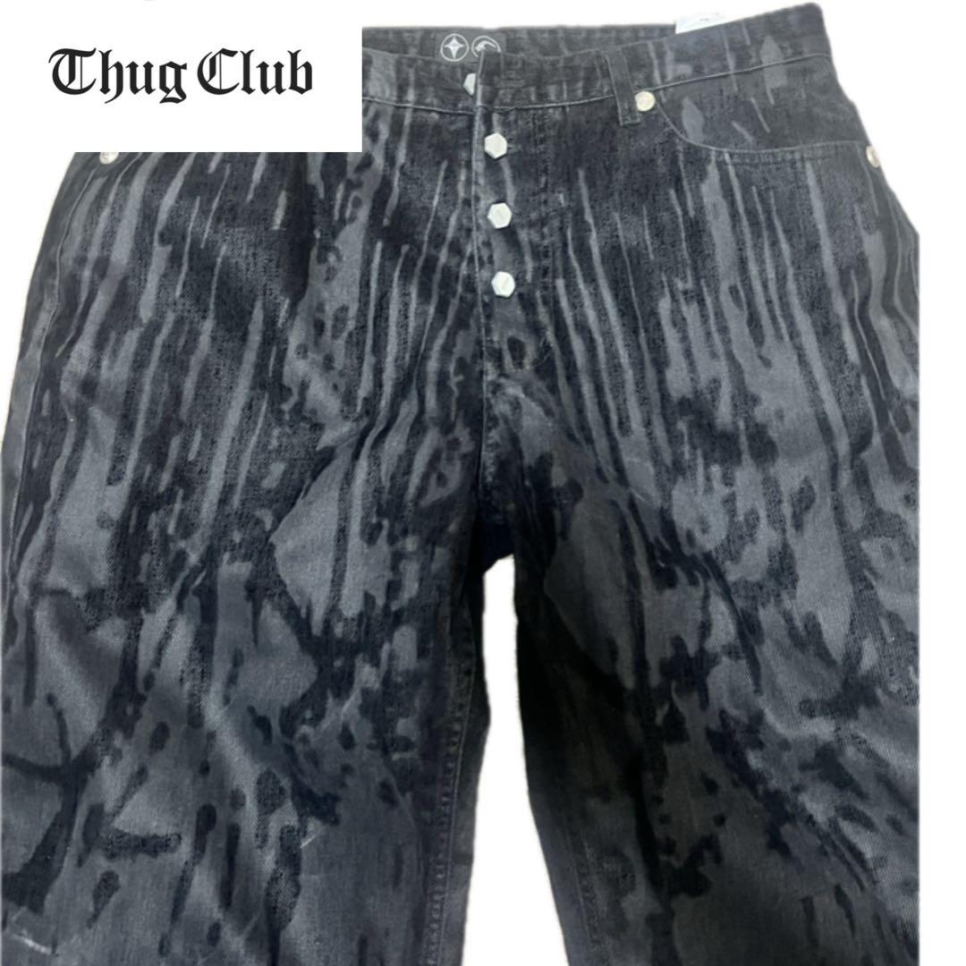 thug club デニム　パンツ　サグクラブ　blood denimパンツ