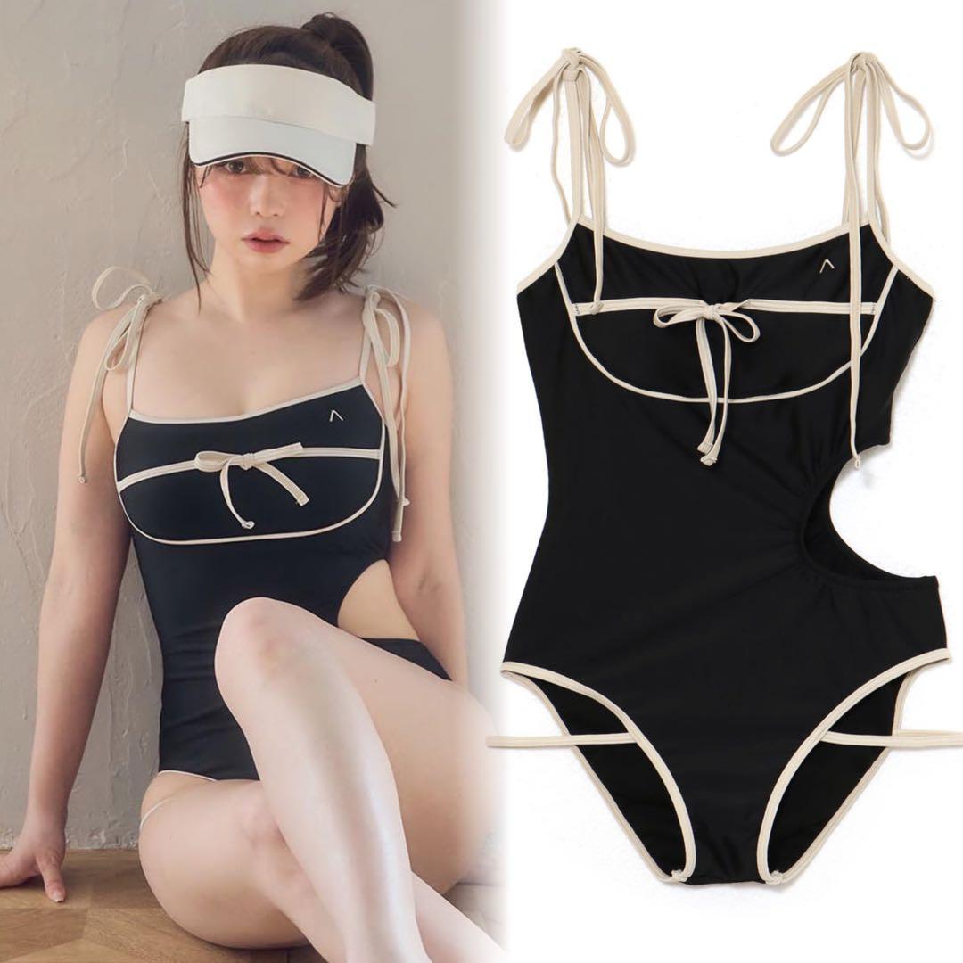 andmary水着 Natalie swimsuit black @AND020
