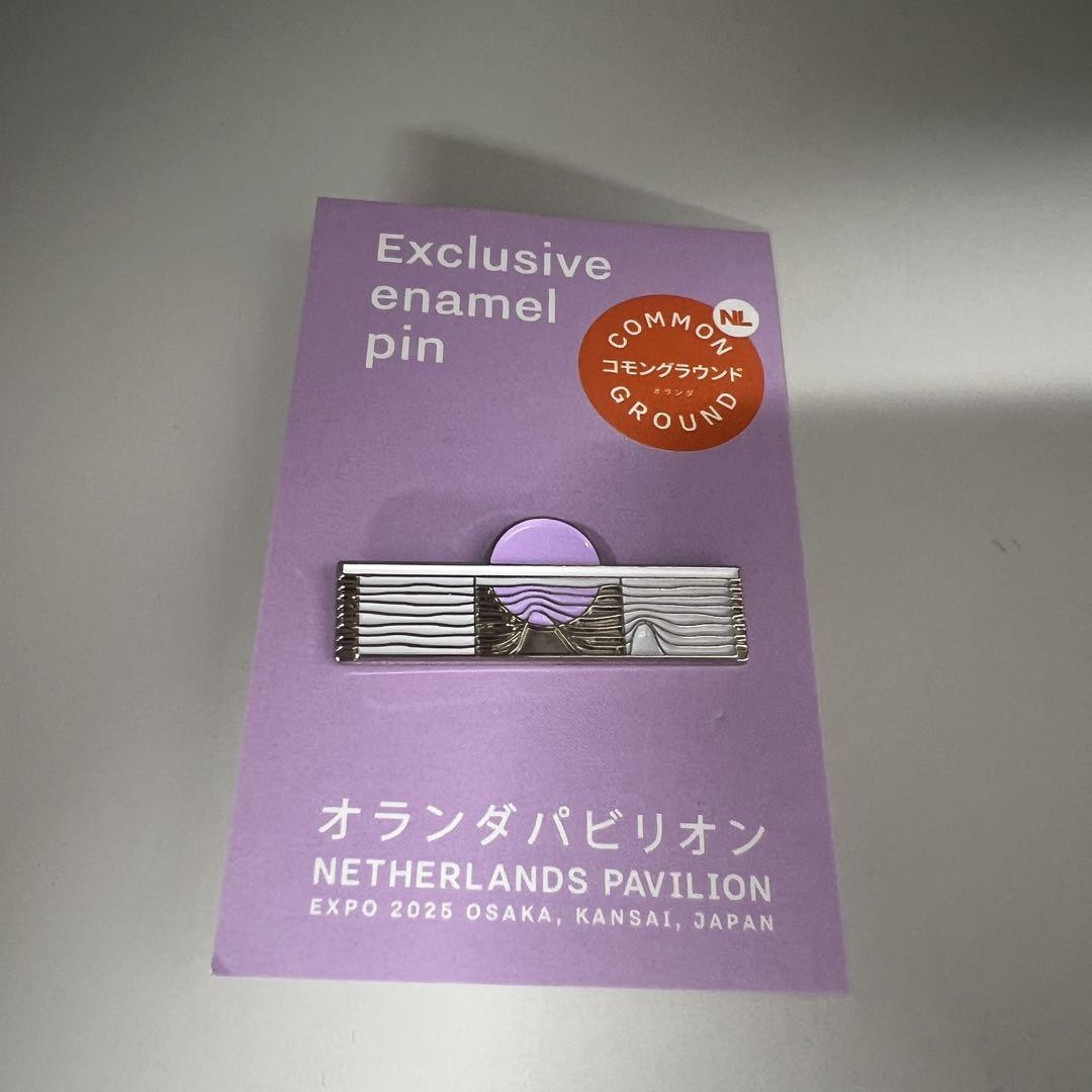 大阪万博　オランダ　ピンバッジ 大阪万博 オランダパビリオン ピンバッジ - メルカリ