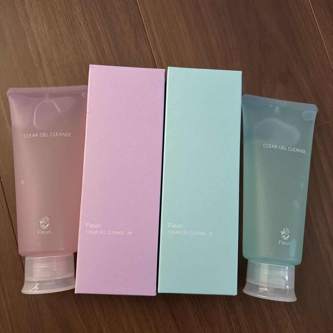 新品未開封　フルリ　クリアゲルクレンズ　2本セット　クレンジング Fleuri フルリ 公式 クリアゲルクレンズ 150g (2本