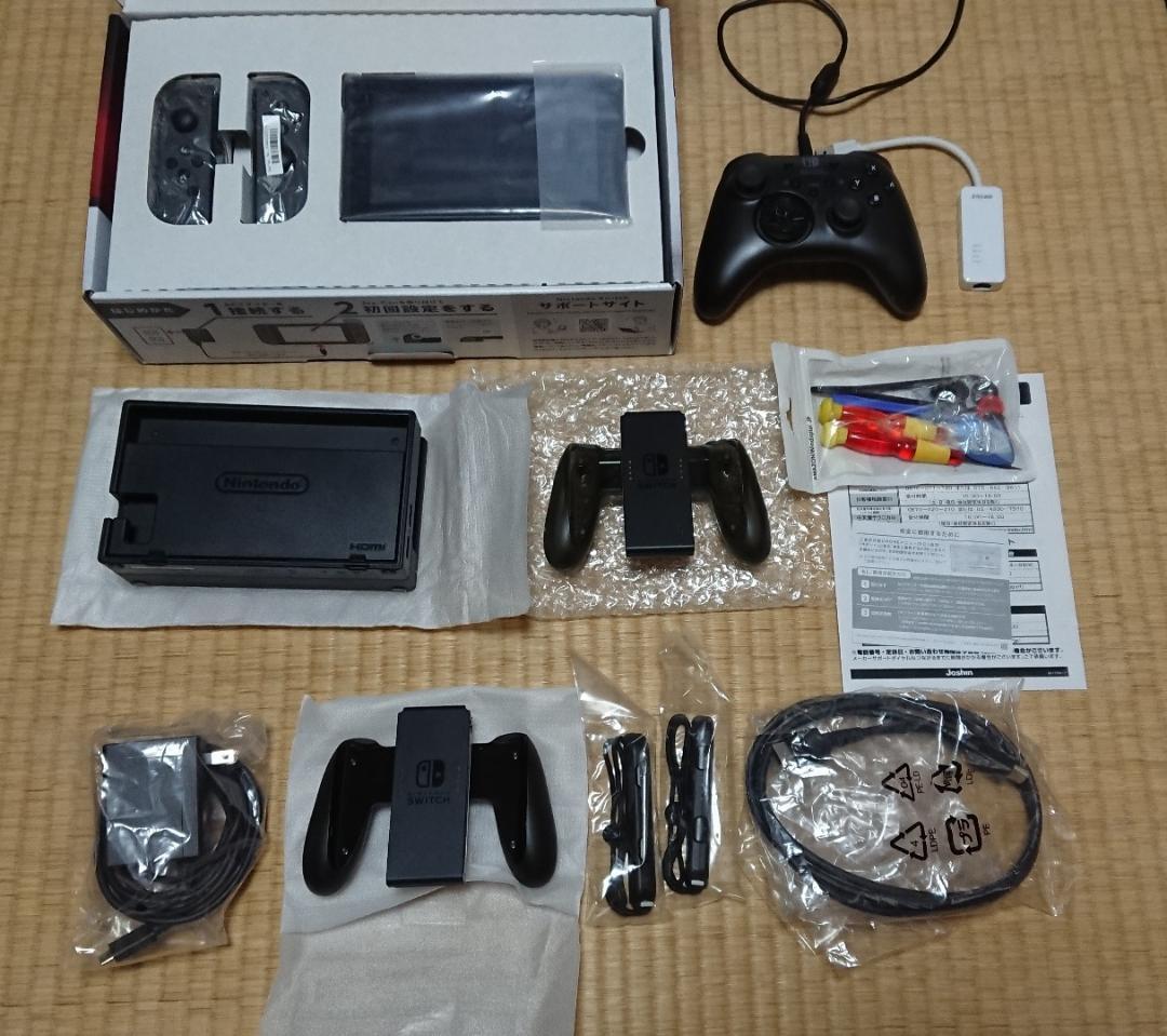 Nintendo Switch 本体 + コントローラー LANアダプタ SD等 Nintendo Switch 本体 + コントローラー LANアダプタ SD等