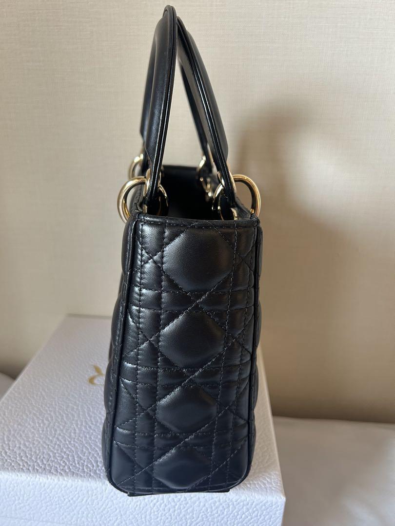 DIOR マイ レディ ディオール ブラック キルティング ショルダー