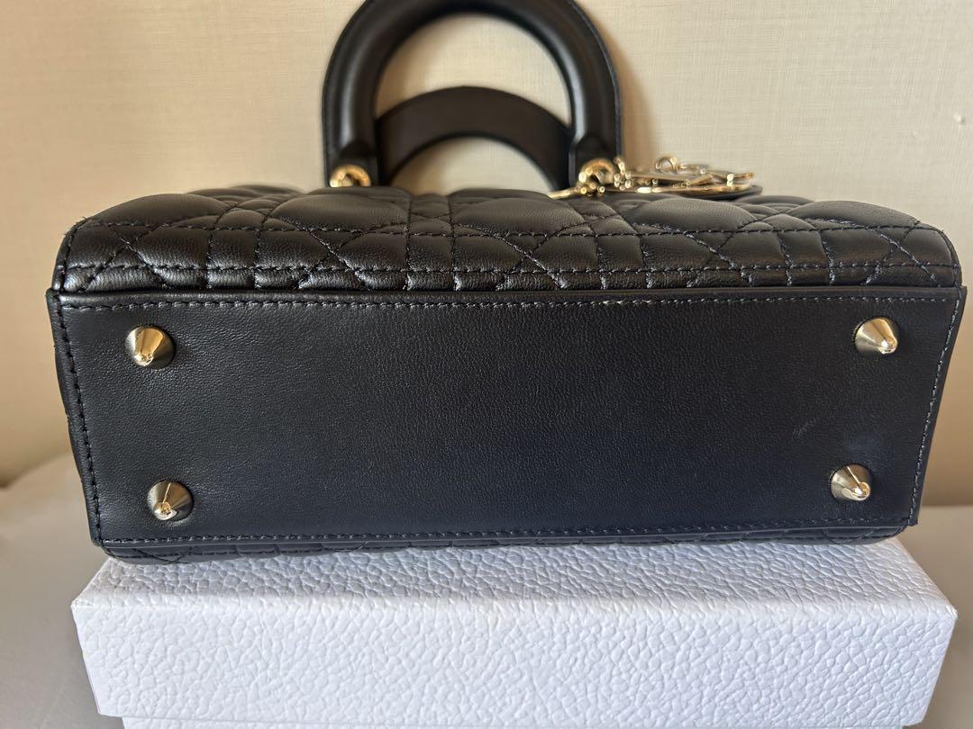 DIOR マイ レディ ディオール ブラック キルティング ショルダーバッグ DIOR マイ レディ ディオール ブラック キルティング ショルダー