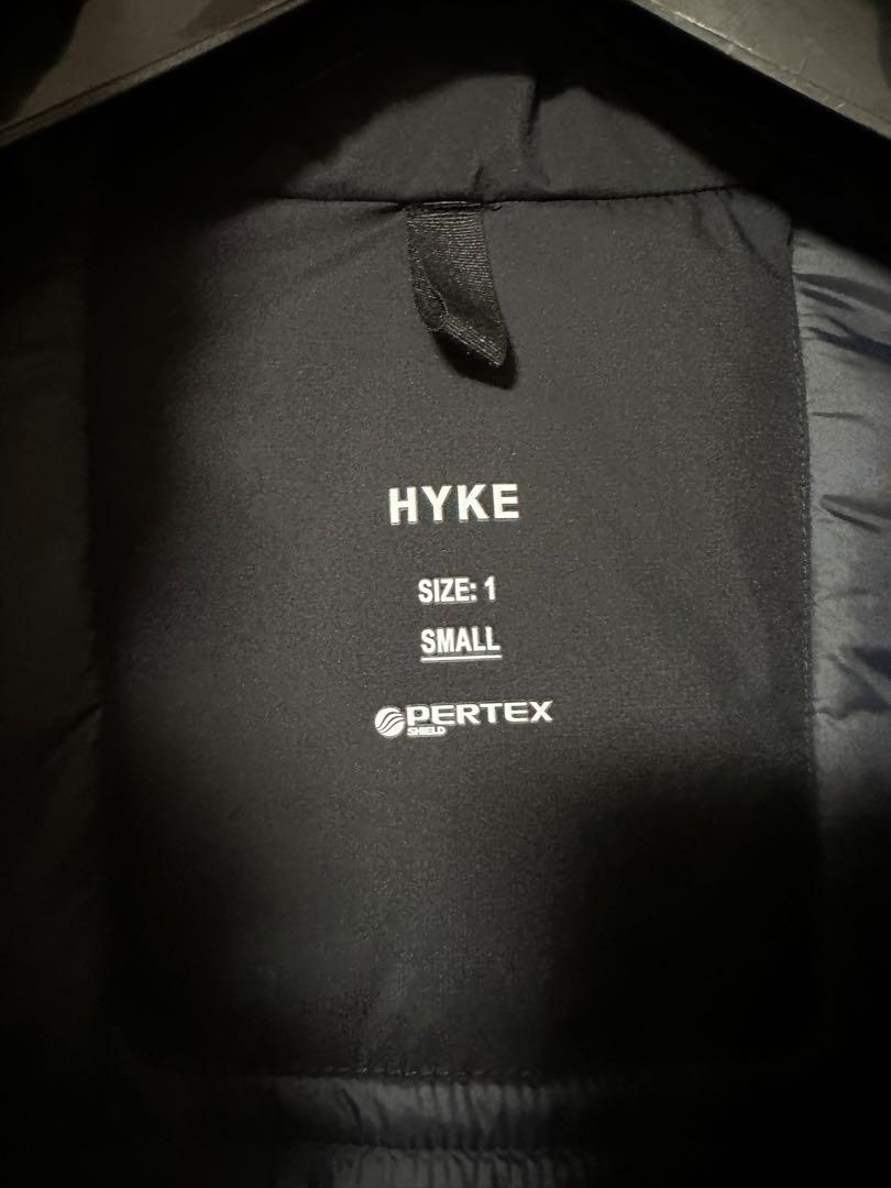 HYKE ×Edition pertex shield COAT 1 HYKE - HYKE × Edition PERTEX SHIELD SHORT COATの通販 by 黒ぶ