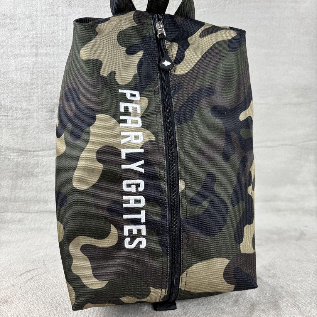 ★美品★ PEARLY GATES ゴルフシューズケース 迷彩柄 GOLF