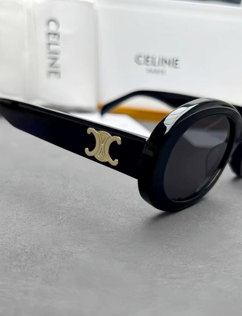 美品CELINEブラック ラウンドサングラスCL40194U - メルカリ