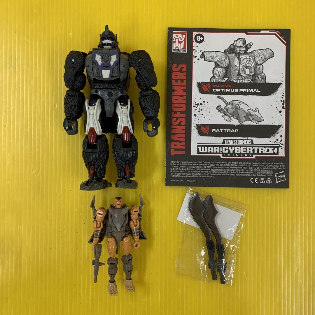 トランスフォーマー WFC19 オプティマスプライマル with ラットトラップ WFC-19 オプティマスプライマル with ラットトラップ で遊ぶ