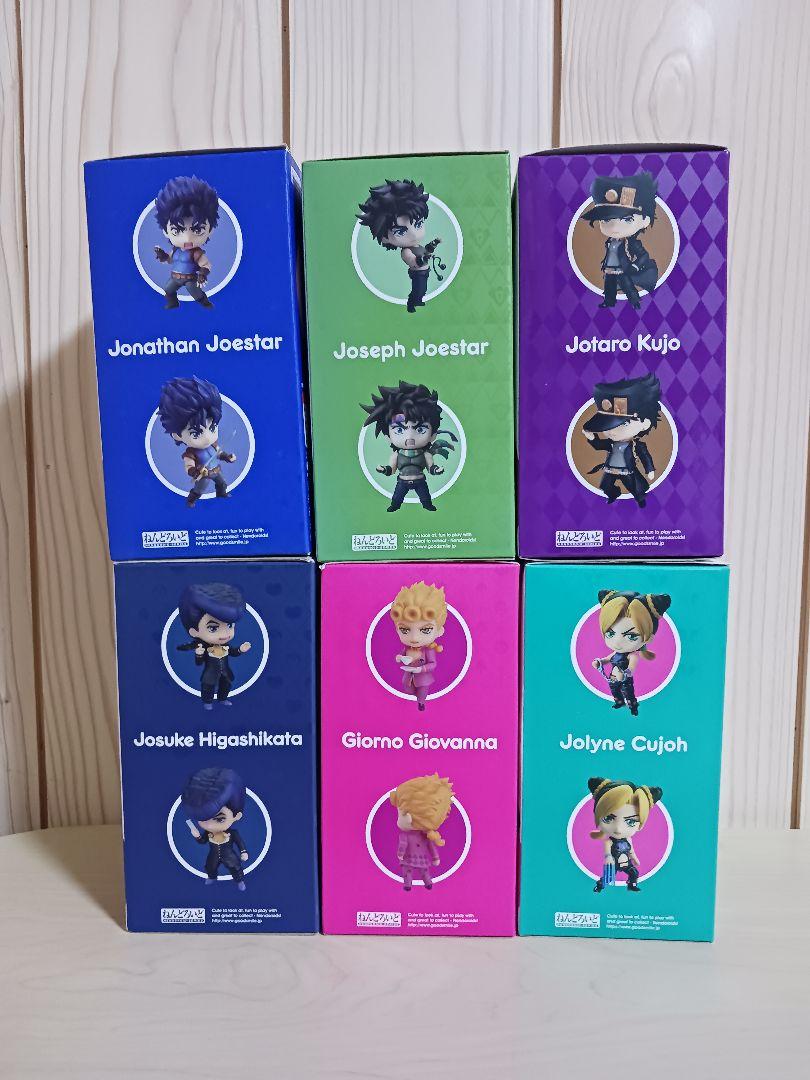 ねんどろいど ジョジョの奇妙な冒険 第一部～第六部 主人公フィギュア 6体セット