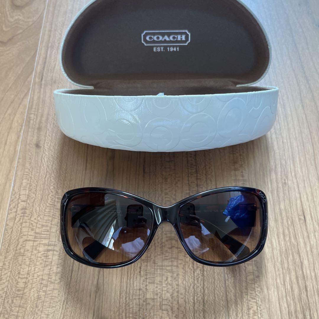 【数量は多】 極美品 メルカリ - ケース付き サングラス コーチ COACH 小物