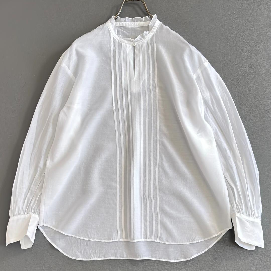 vintage lulu フリル付きホワイトシャツ 長袖