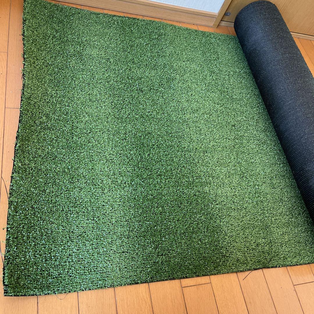 【未使用】人工芝生 人工芝 ロール 91cm×5ｍ巻 防草 遮熱 緑の庭