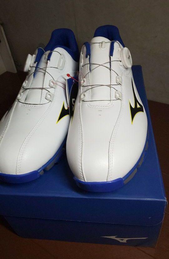 新品 26.5㎝ MIZUNOミズノゴルフシューズ ネクスライト005 ボア