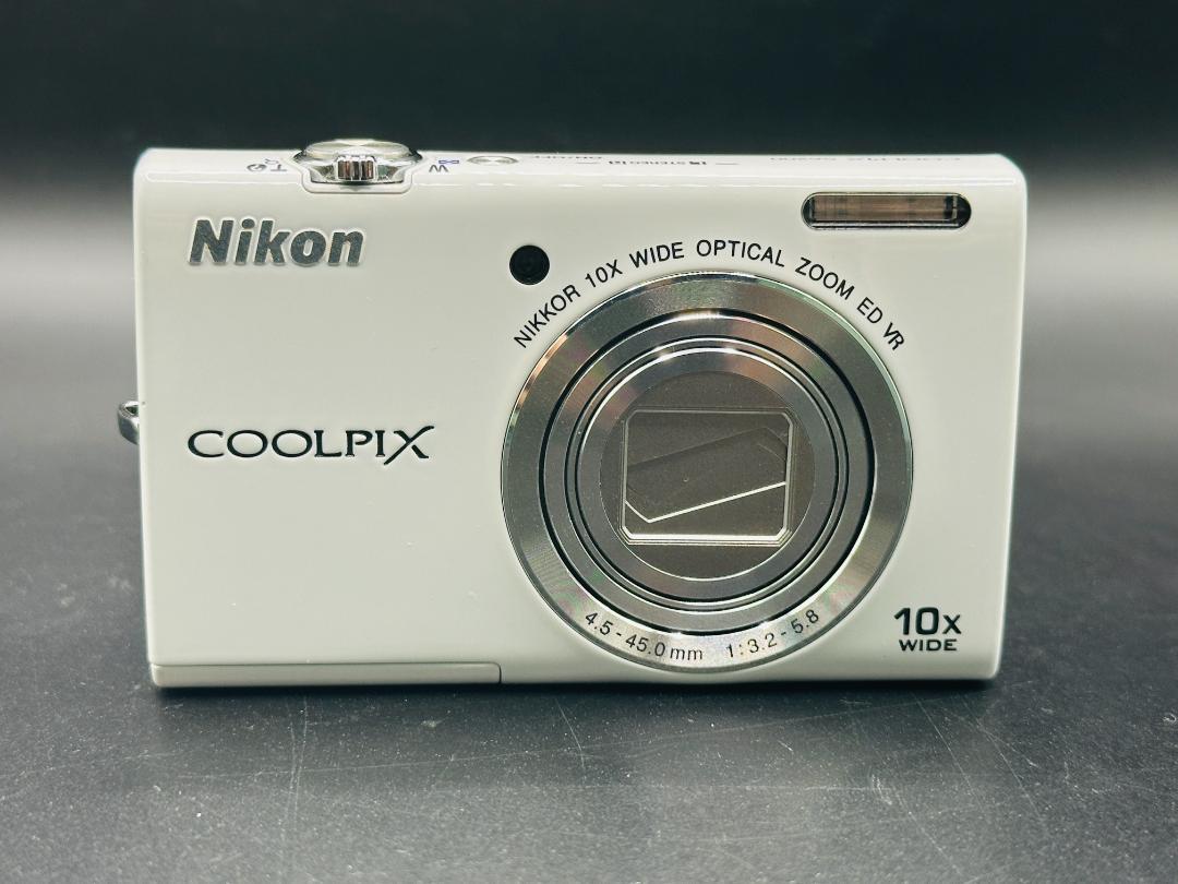 Nikon COOLPIX S6200 ホワイト 動作品 デジタルカメラ