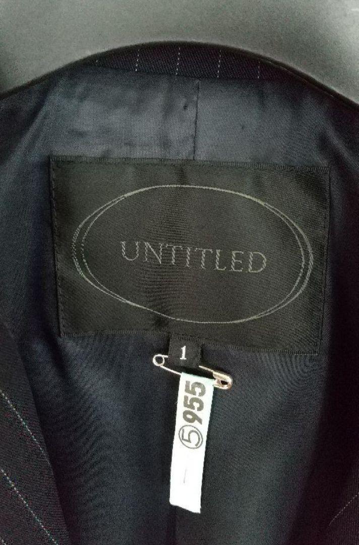 【美品】UNTITLED アンタイトル パンツ スーツ 上下 ビジネススーツ
