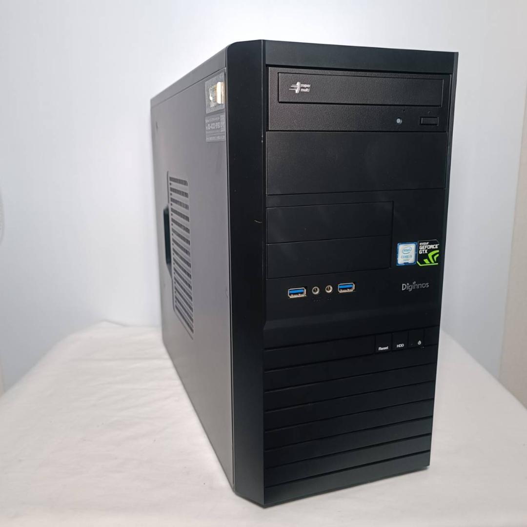 【激安ゲーミングPCフルセット】i7 GTX MS Office搭載 ドスパラ