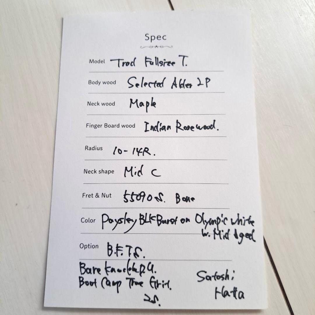 最終価格infinite Trad Fullsize Tテレキャスター