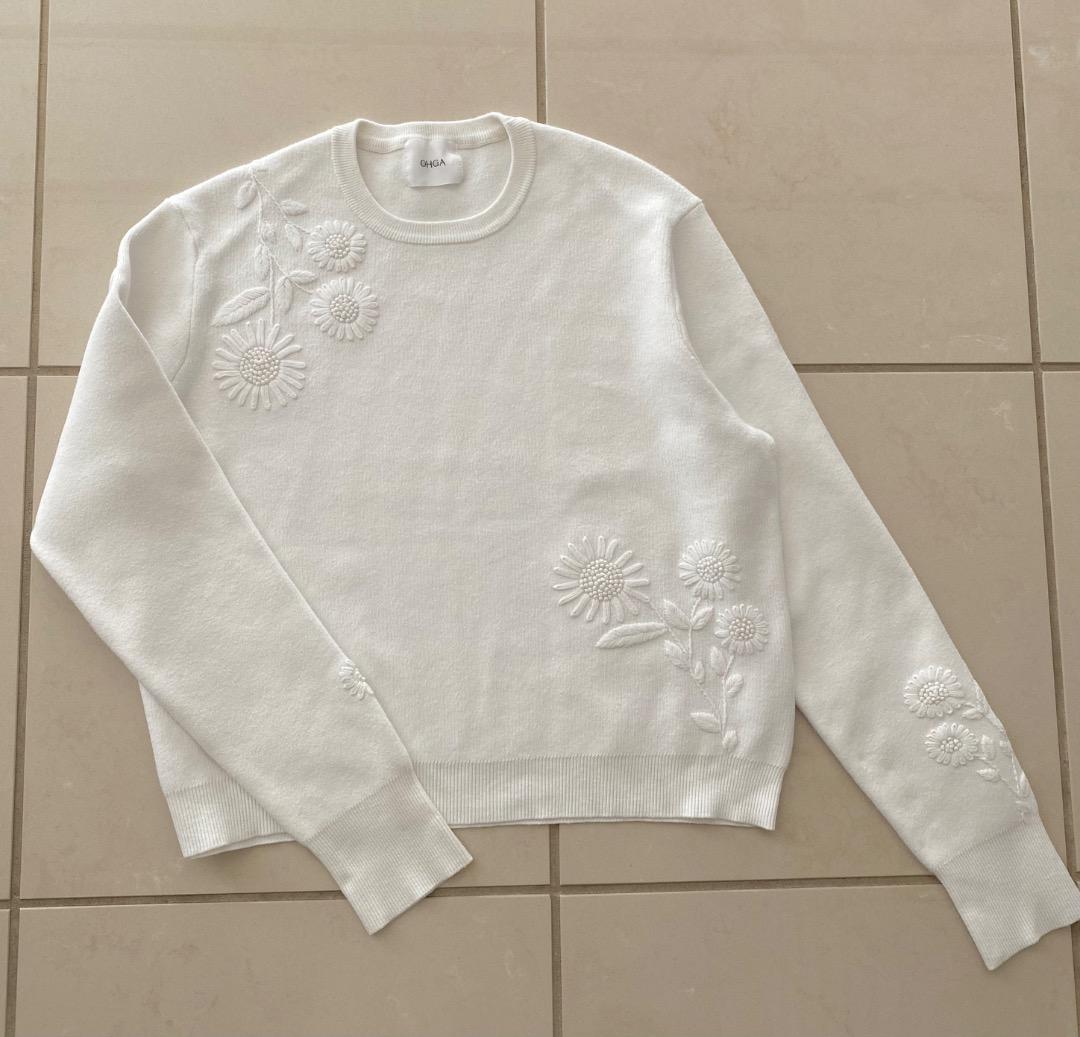 人気アイテム OHGA MARGARET KNIT オーガ マーガレットニット レディース トップス