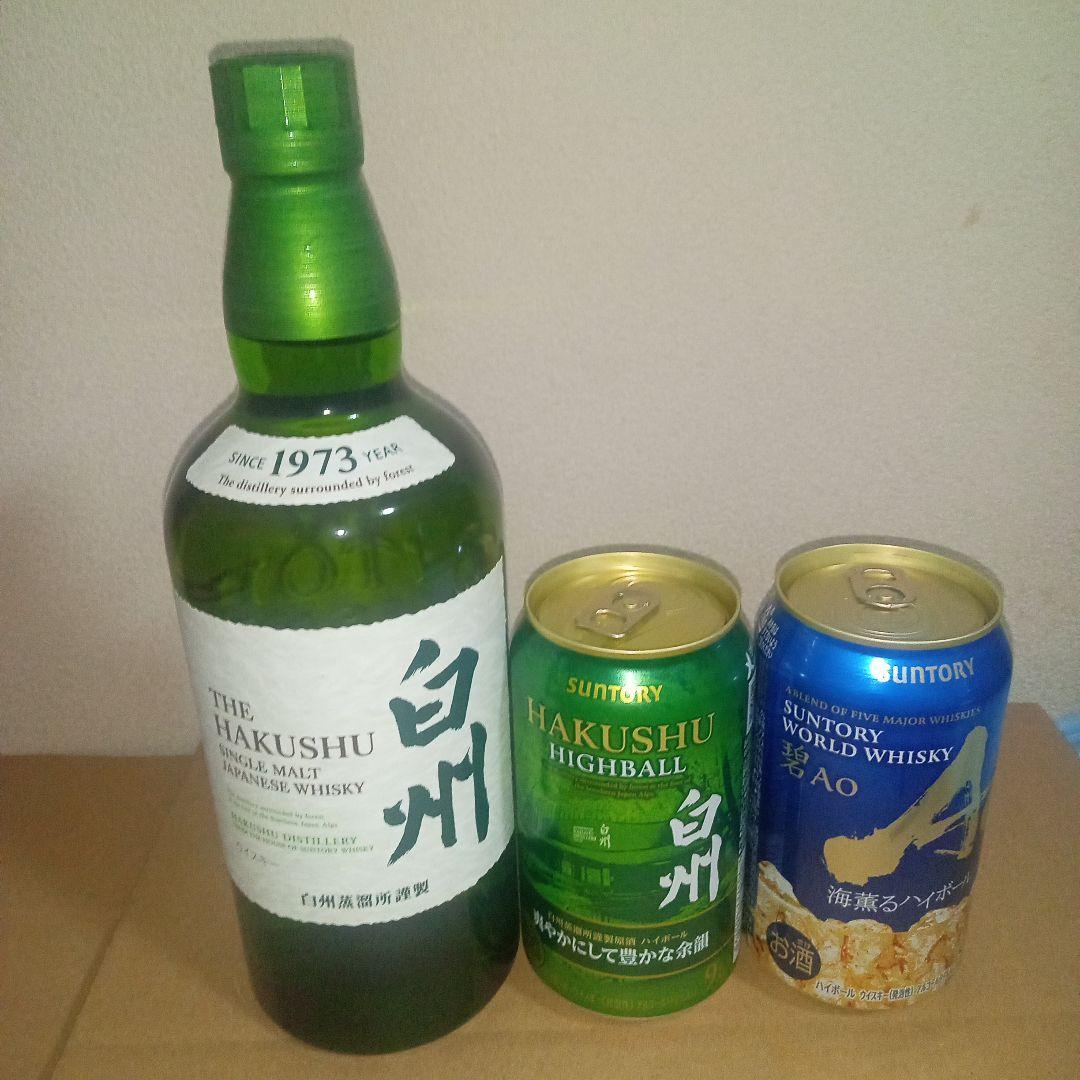 サントリー シングルモルトウイスキー 白州 700ml　ハイボール缶