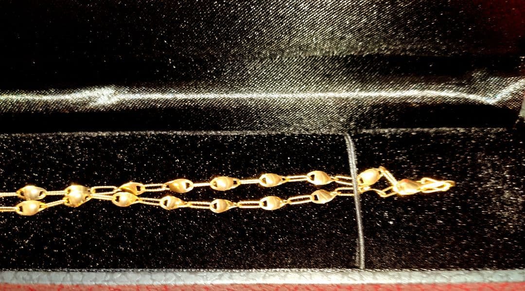 アンカーチェーン風K18ネックレス アンカーチェーン風K18ネックレス