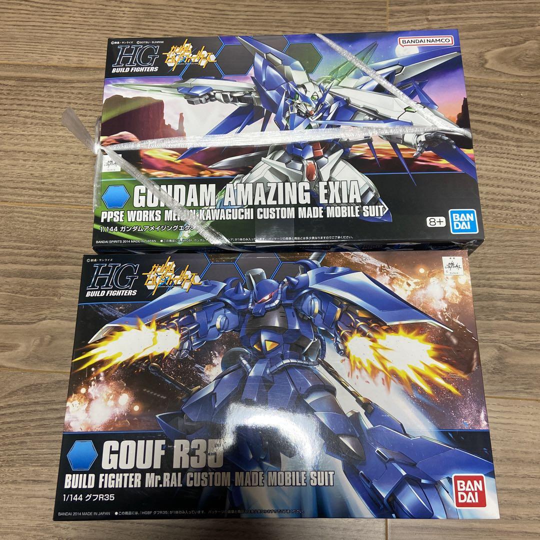 HG ガンダムアメイジングエクシアとグルr35