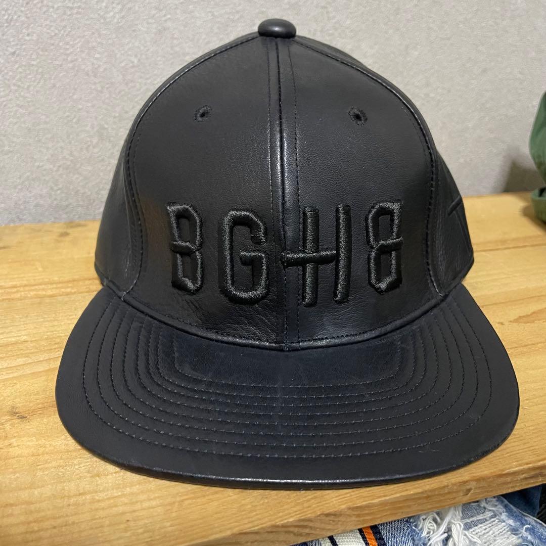 BAGARCH レザー スナップバック キャップ ブラック バガーチ