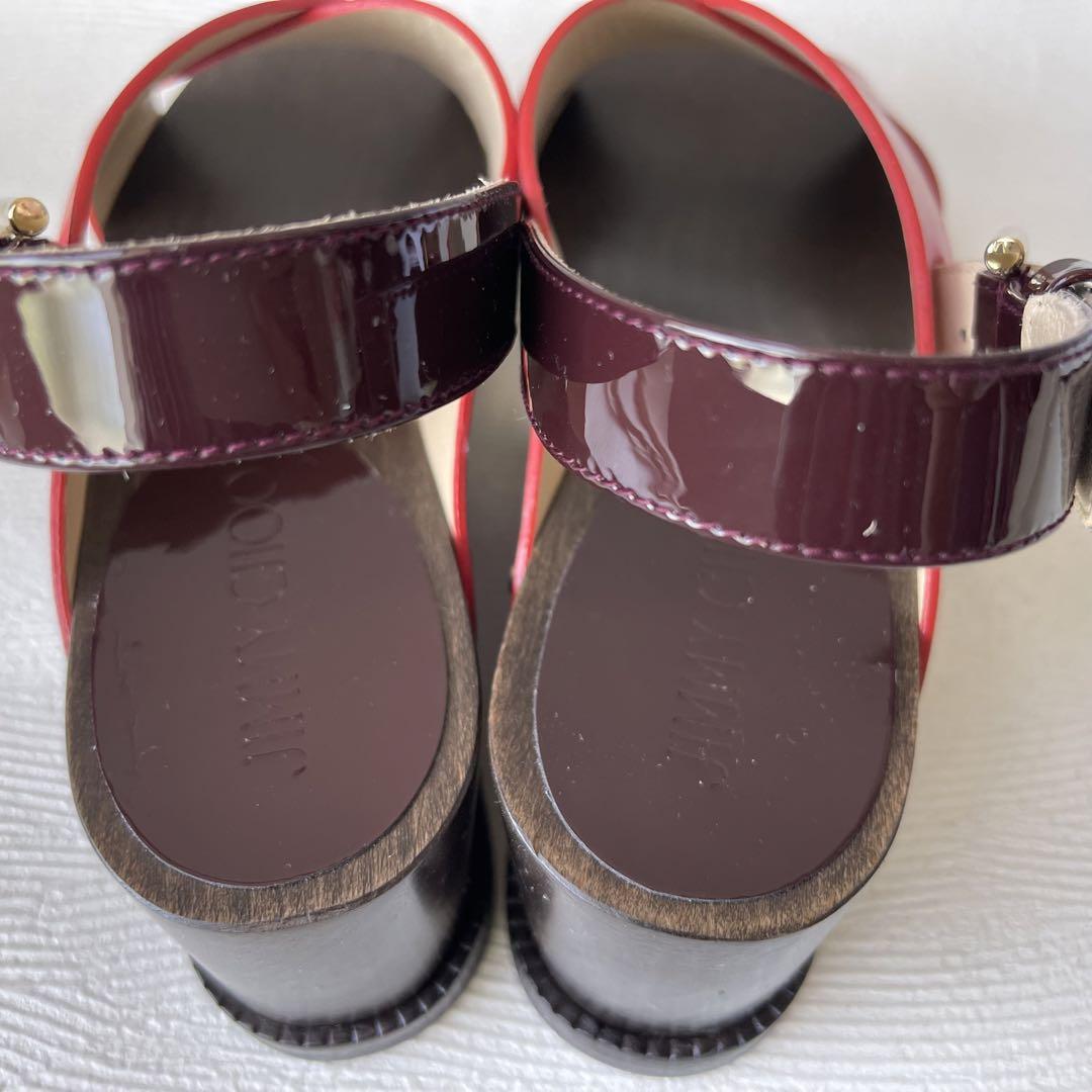 新品・未使用】JIMMY CHOOジミーチュウ ウェッジサンダル
