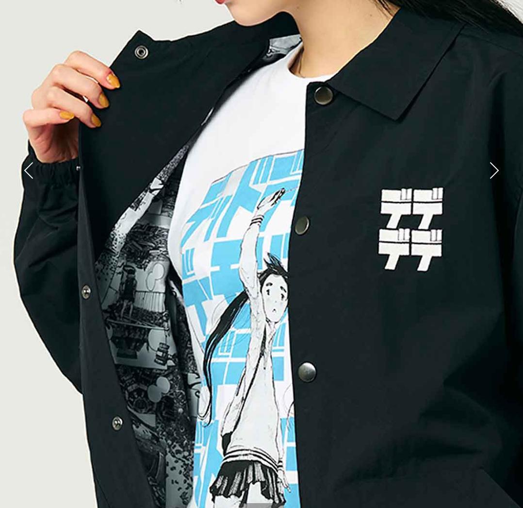 L　グラニフ　浅野いにお　コーチジャケット　物体T　デッドデッドデーモンズ