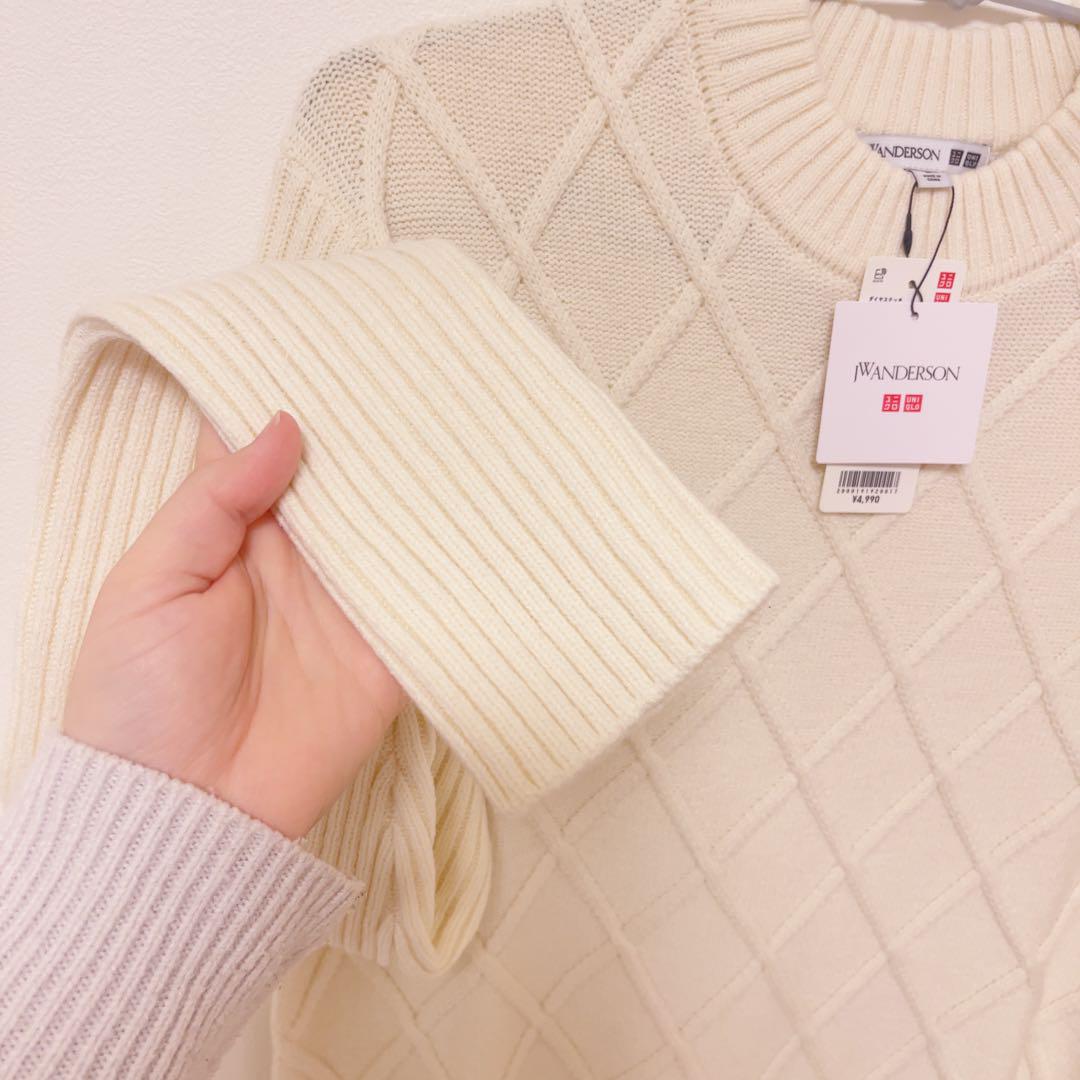 【新品未使用】UNIQLO✖️JW ANDERSON 白　Mサイズ　ゆるダボ