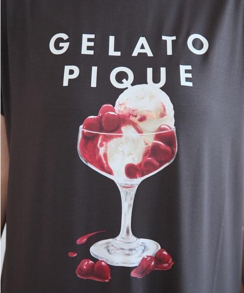 gelato pique 「接触冷感」COOLレーヨンデザートロゴワンピース