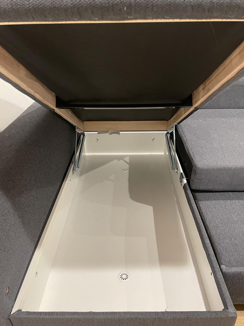 IKEA FRIHETEN コーナーソファベッド