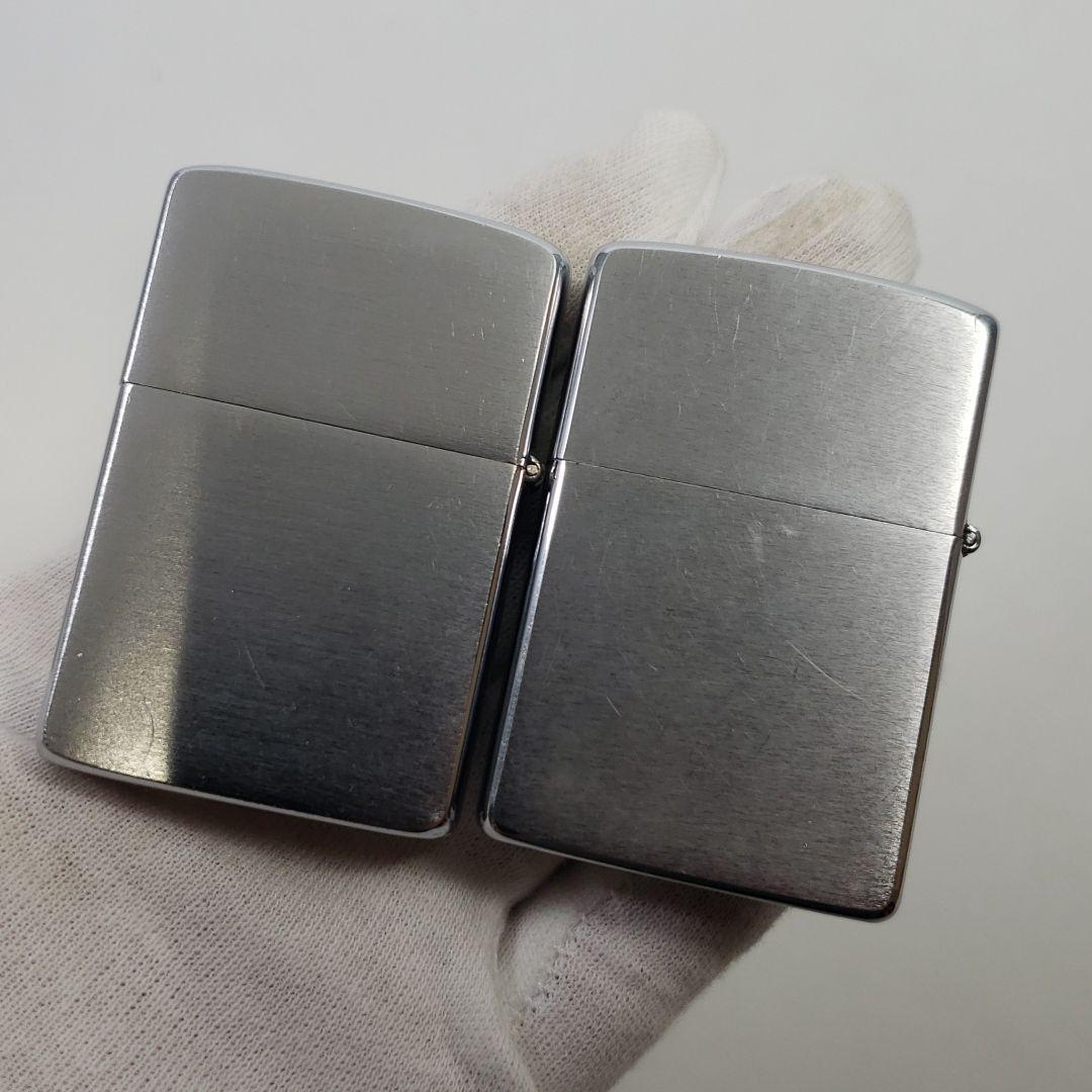 在庫豊富な Zippo ジッポー 2個セット Z6dWc-m80514159225 無地 通販低価