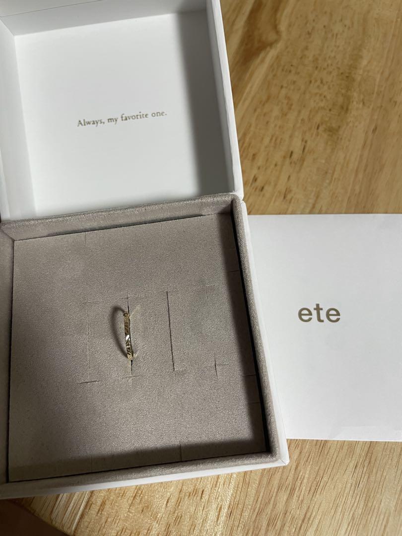 ete クレールK10 フープピアス　片耳のみ　エテ