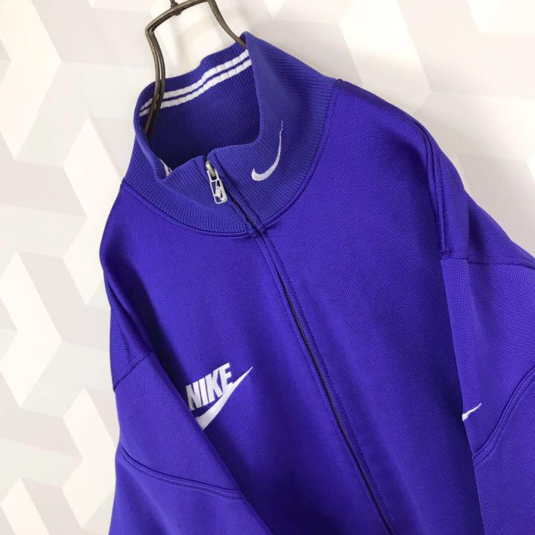 【90sヴィンテージ ナイキ】XL 刺繍ロゴ トラックジャケット 紫 nike. 【90sヴィンテージ ナイキ】XL 刺繍ロゴ トラックジャケット 紫 nike.