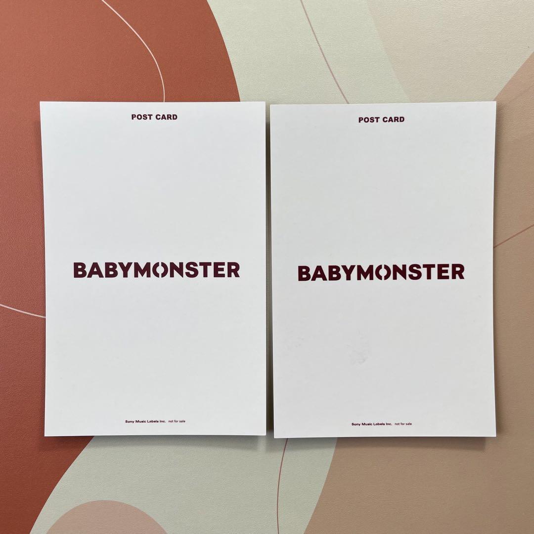 BABYMONSTERラミ5/11 B賞ポストカード サイン メッセージベビ
