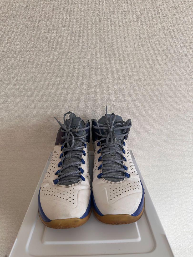 NIKEナイキ JORDAN MELO M11 ホワイト/ブルー27.5cm