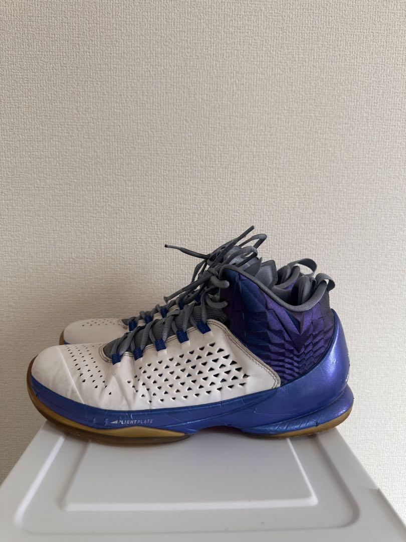 NIKEナイキ JORDAN MELO M11 ホワイト/ブルー27.5cm