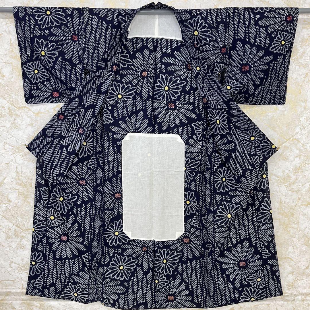 厳選◇夏物浴衣◇未使用同然◇愛知県有松鳴海絞り◇木綿◇総手