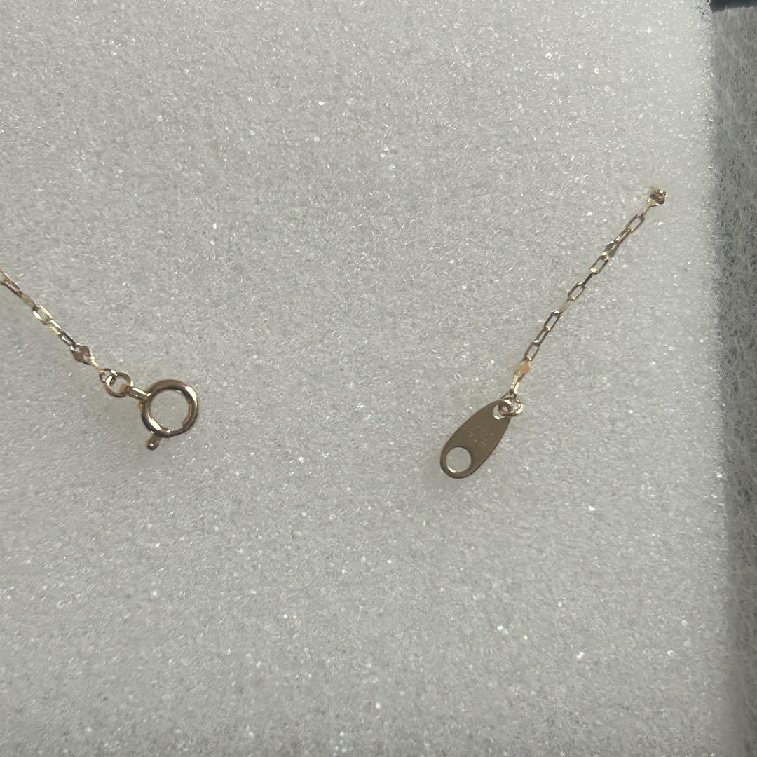 ete シンプル ゴールドチェーンブレスレット