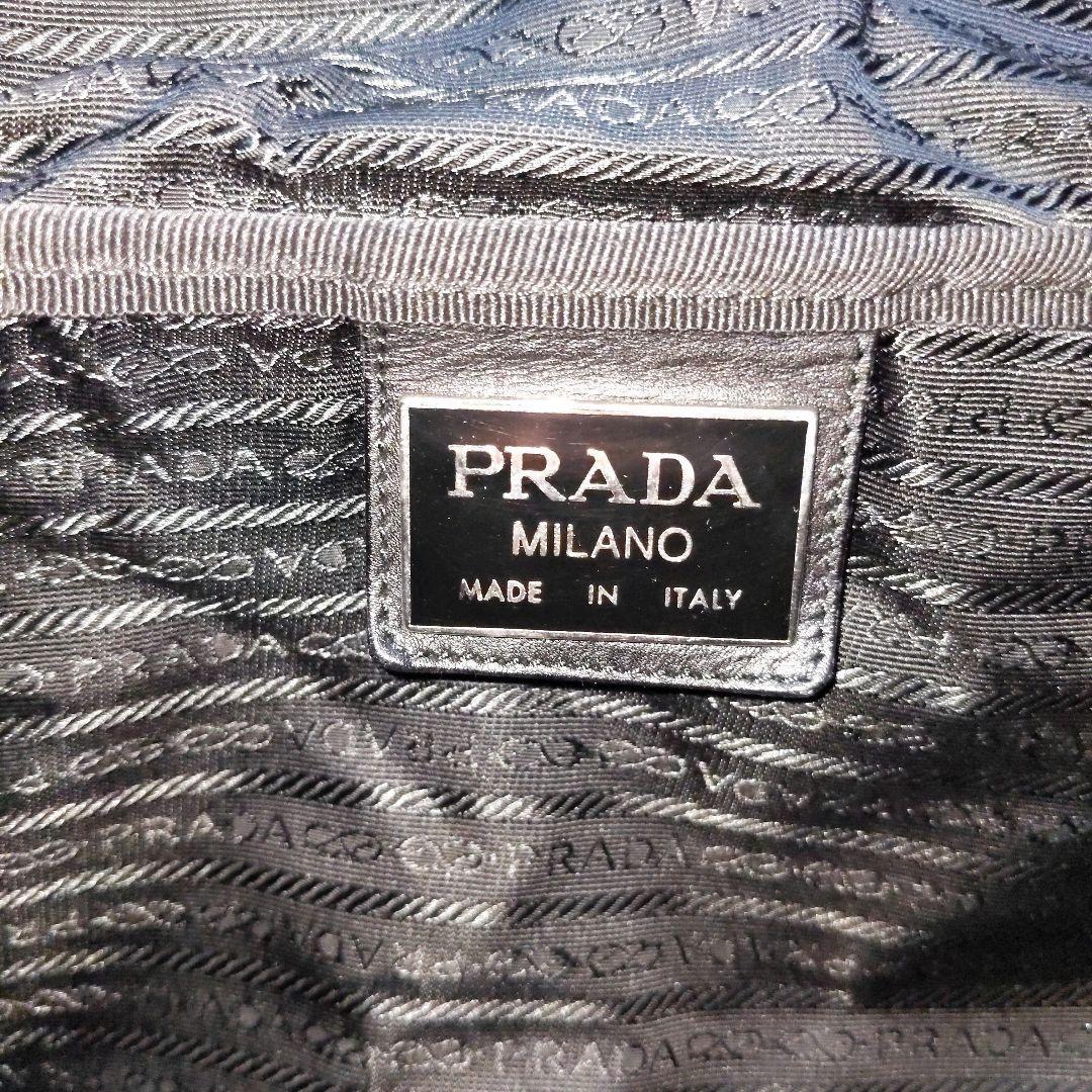 ○カラーPRADA キャリーケース 3way ボストン ブラック ナイロン 三角ロゴ