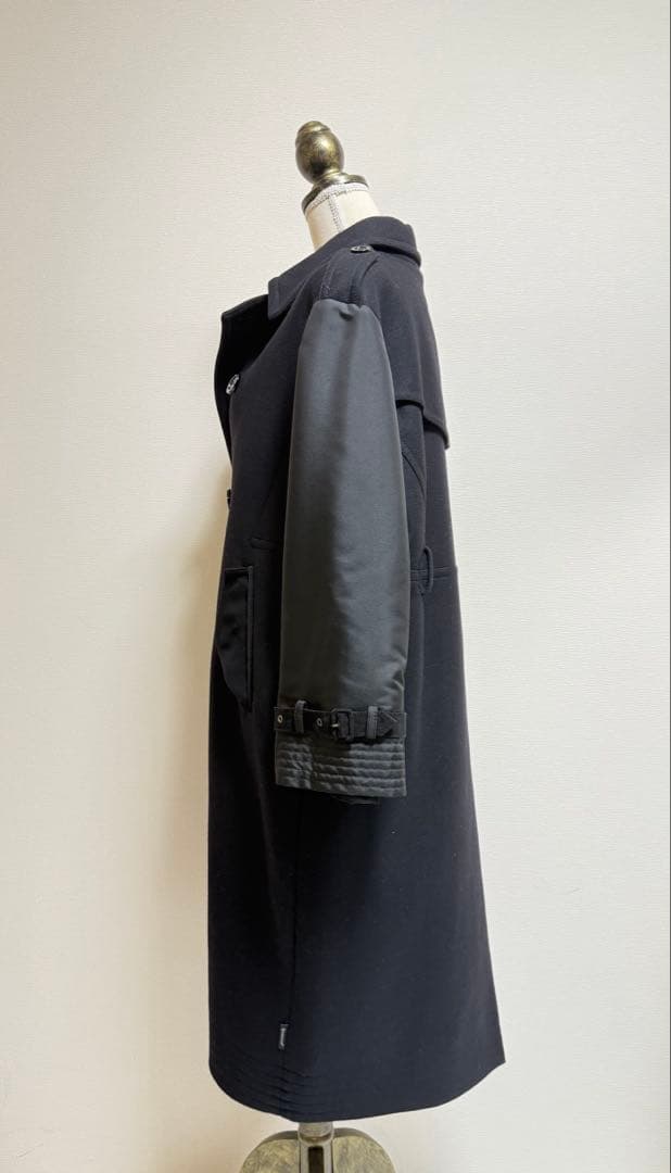 【 美品 】 MONCLER ウールロングコート 【 美品 】 MONCLER ウールロングコート