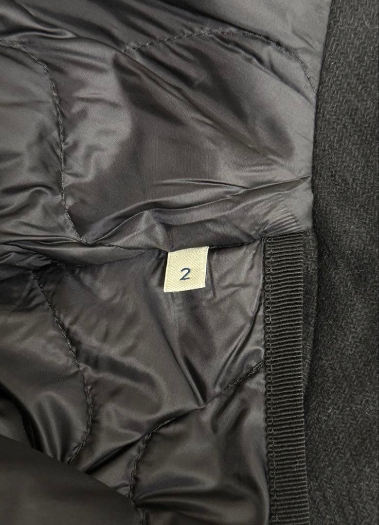 【 美品 】 MONCLER ウールロングコート 【 美品 】 MONCLER ウールロングコート