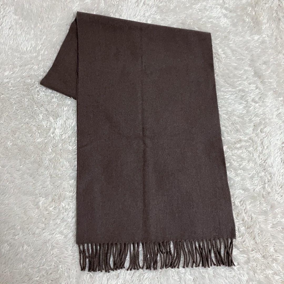 未使用品✨JOHNSTONS✨ジョンストンズ✨ウールカシミヤ✨ストール✨ブラウン