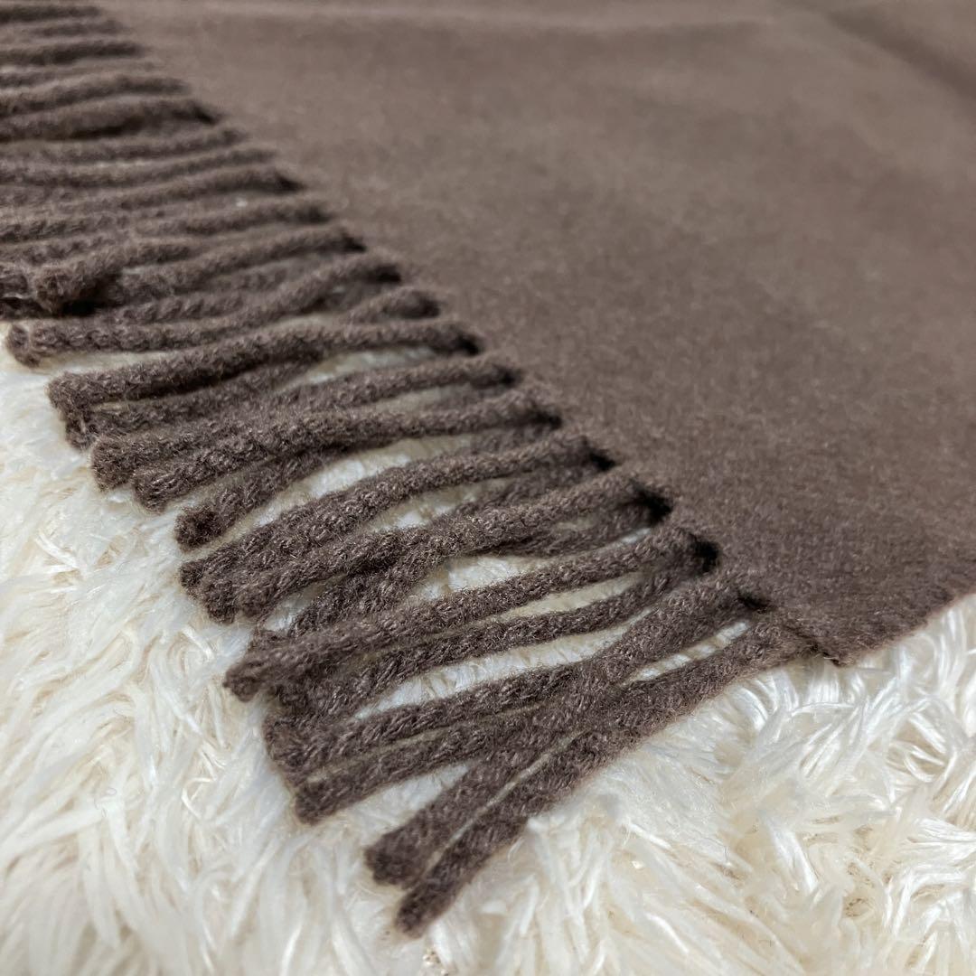 未使用品✨JOHNSTONS✨ジョンストンズ✨ウールカシミヤ✨ストール✨ブラウン