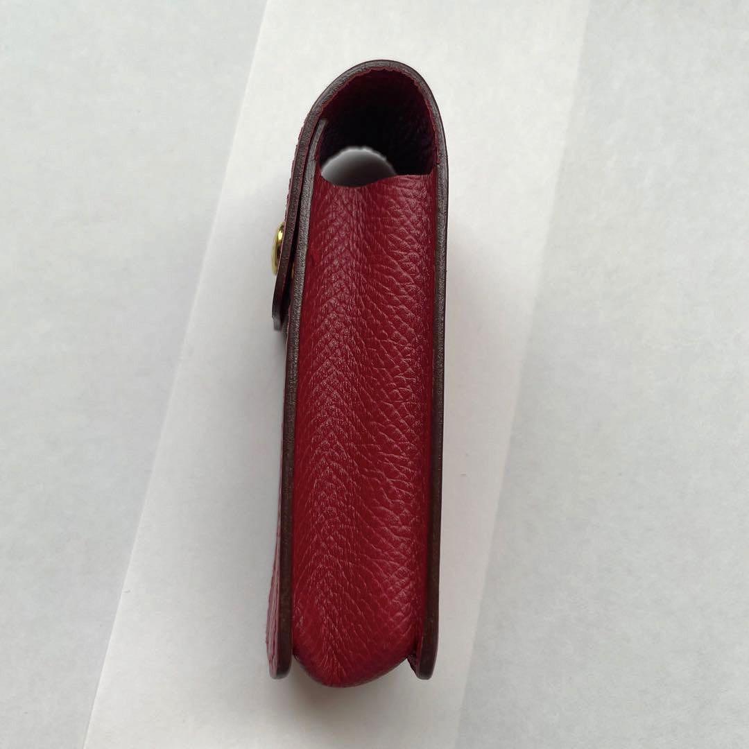 【極美品】HERMES エルメス 印鑑ケース ガムケース リップケース　赤