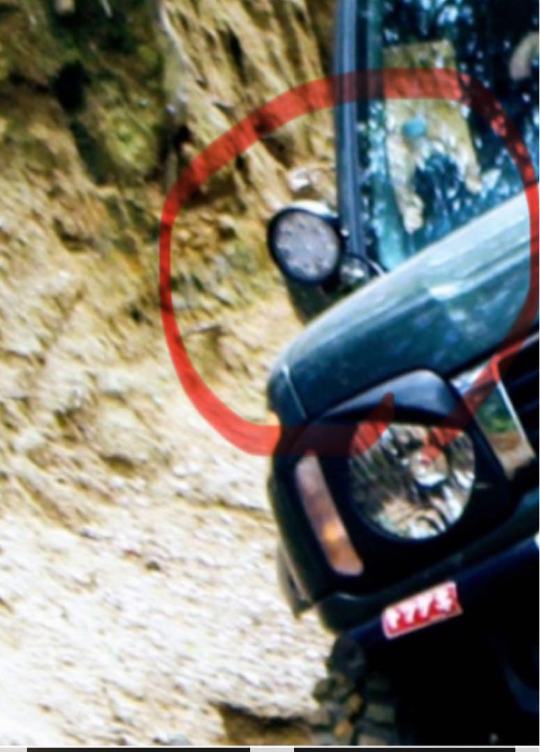 ジムニー　jb23 フォグランプステー　フォグランプ付き