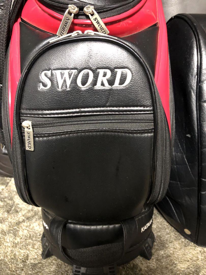 【送料込み】ソード　キャディバッグ　SWORD ゴルフバッグ