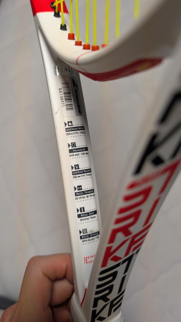 Babolat Pure Strike G2 100inch2 300g ラケット(硬式用)
