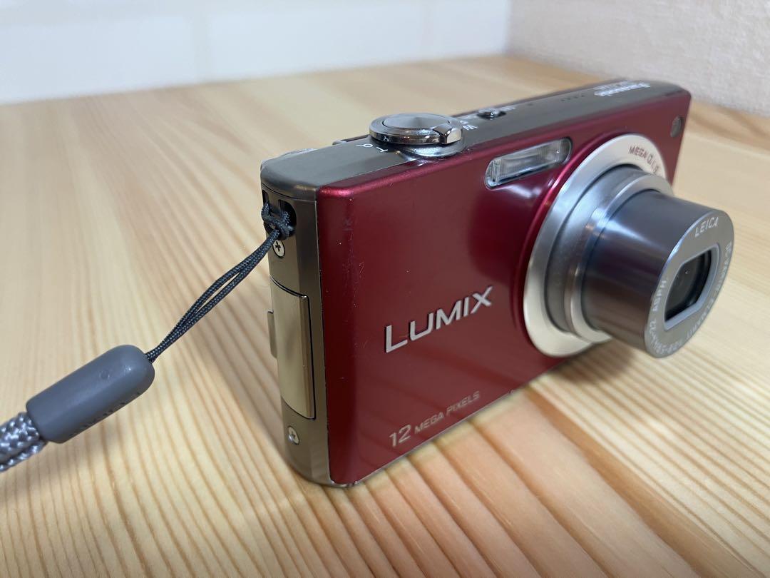 【動作確認済】Panasonic　LUMIX 40デジタルカメラ　レッド 快適テレビ・オーディオ・カメラ - 【動作確認済】Panasonic