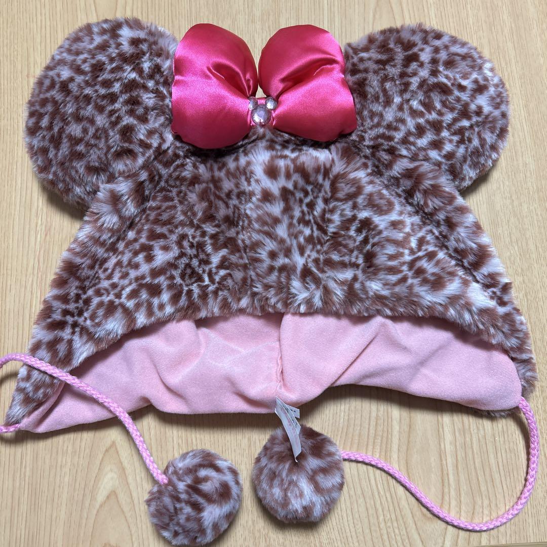 ディズニー 帽子 ヒョウ柄（ディズニー ミニー ファンキャップ